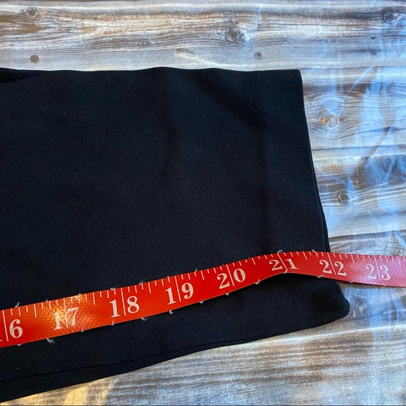 Carven Pull On High Rise Cropped Crepe Pants Black Sz 40/10 - Picture 7 of 10